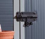 Apex Plastic Garden Shed 4x6ft - Dark Grey