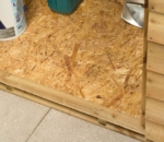 Overlap Timber Garden Shed 4x3ft - Pressure Treated