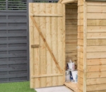 Overlap Timber Garden Shed 4x3ft - Pressure Treated
