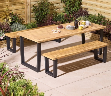 Timber 6-Seat Garden Dining Set