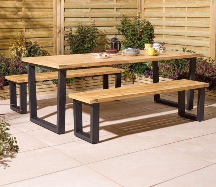 Timber 6-Seat Garden Dining Set