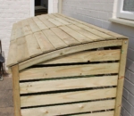 Timber Triple Wheelie Bin Store