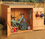 Timber Wall Store 6ft - Bike & Tool Storage