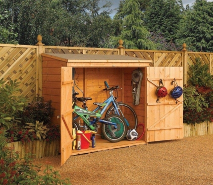 Timber Wall Store 6ft - Bike & Tool Storage