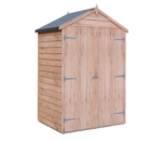 Overlap Timber Garden Shed 4x3ft - Dip Treated