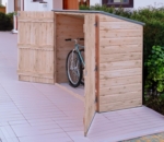 Pent Timber Bike Store 6x2ft