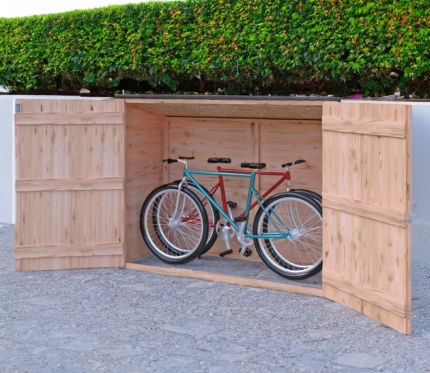 Pent Timber Bike Store 6x2ft