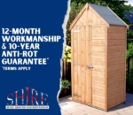 Pent Timber Bike Store 6x2ft