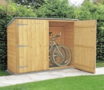 Pent Timber Bike Store 6x2ft