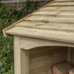 Tongue & Groove Tall Double Log Store - Image 6