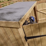 Tongue & Groove Timber Wall Store - Image 5