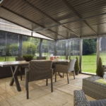 Wall-Mounted Aluminium Garden Conservatory 3m x 4m - Image 3