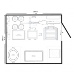 Resin Garden Bar & Entertainment Shed 8x7ft - Cool Grey - Image 8