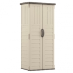 Resin Vertical Storage Cabinet - Vanilla - Image 2
