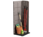 Vertical Resin Garden Tool Store - Double Door