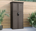 Vertical Resin Garden Tool Store - Double Door