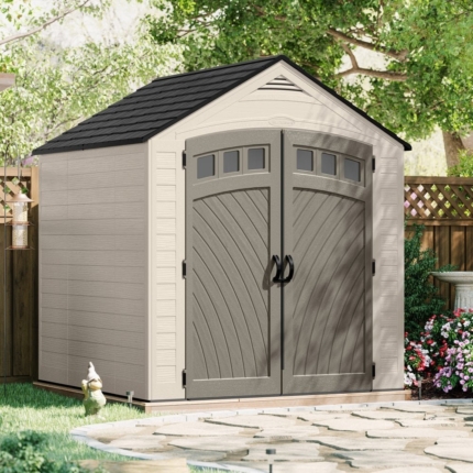 Resin Garden Shed 7x7ft - Double Door