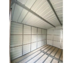 Wood-Effect Metal Garden Shed 10x12ft