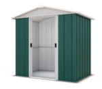 Apex Metal Garden Shed 6x6ft - Green