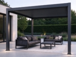 3 x 4 m Aluminium Louvred Pergola, Anthracite
