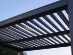 3 x 4 m Aluminium Louvred Pergola, Anthracite