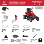 30" (76 cm) Rear Engine Ride-On Lawn Mower – 10.5 HP Petrol, 6-Speed Manual Drive