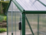 4 x 6 ft Walk-In Polycarbonate Grow House, Green