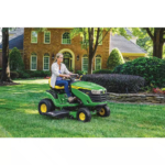 42" (107 cm) Ride-On Lawn Mower – 17.5 HP Petrol Lawn Tractor with Hydrostatic Transmission
