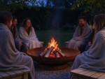 80 cm Weathering Steel Fire Pit Bowl