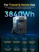 AFERIY P310 Portable Power Station 3840Wh, Expandable to 11.5kWh