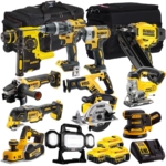 DeWalt 18V 12 Piece Power Tool Kit with 3 x 5.0Ah Battery & Charger T4TKIT-8064