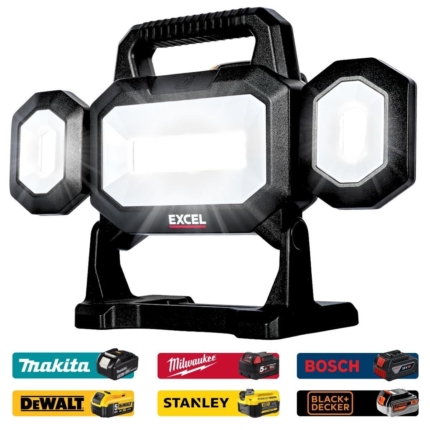 DeWalt 18V 13 Piece Power Tool Kit with 3 x 5.0Ah Batteries & Trolley Toolbox