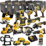 DeWalt 18V 14 Piece Power Tool Kit with 3 x 5.0Ah Batteries DEWKIT27