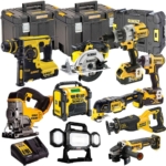 DeWalt 18V XR 10 Piece Power Tool Kit 3 x 5.0Ah Battery & Charger T4TKIT-6599
