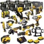 DeWalt 18V XR 15 Piece Jumbo Tool Kit 3 x 5.0Ah Battery Charger & Case T4TKIT-651