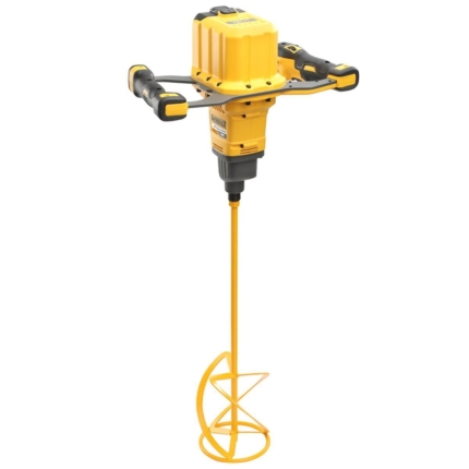 DeWalt DCD240X2 54V Flexvolt Brushless Paddle Mixer with 2 x 9.0Ah Batteries Charger & Heavy-Duty Kit Bag