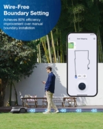 ECOVACS GOAT G1-800 Robot Lawn Mower Wire-Free – up to 800 m², AIVI 3D Obstacle Avoidance