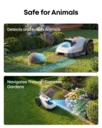 eufy C15 Robot Lawn Mower Wire-Free with Garage – AI Vision, up to 500 m²