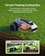 Mammotion YUKA 3000 Robot Lawn Mower Wire-Free – AI Vision, 4G, up to 3000 m², 45% Slopes