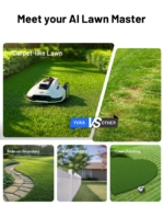 Mammotion YUKA 3000 Robot Lawn Mower Wire-Free – AI Vision, 4G, up to 3000 m², 45% Slopes