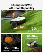 Mammotion YUKA mini 500 Robot Lawn Mower Wire-Free – 3D AI Vision, up to 500 m², 45% Slopes