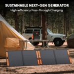 Portable Power Station 1070Wh 1500W LiFePO4 – Solar Generator for Home Backup & Camping, 230V