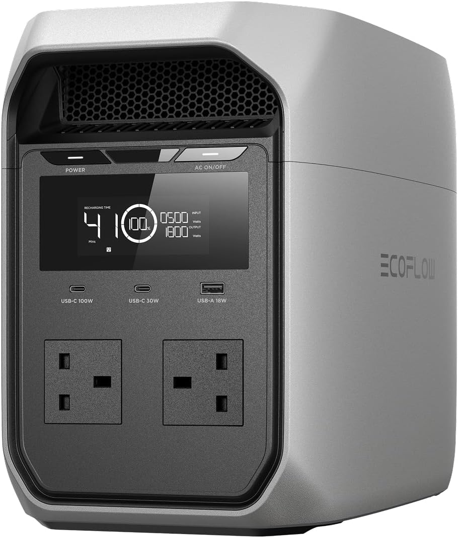 portable power station 1800w lifepo4 solar generator with ups and fast 1 Portable Power Station 1800W LiFePO4 – Solar Generator with UPS & Fast Charging, 230V