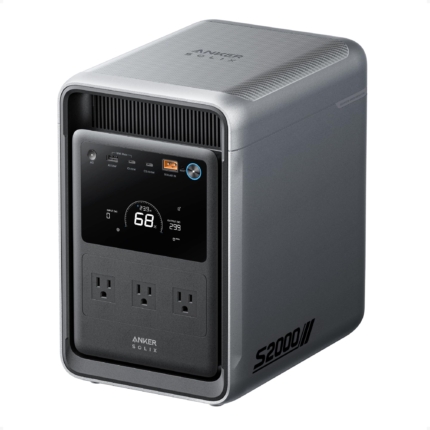 Portable Power Station 2010Wh 3000W Peak – LiFePO4 Home Backup, 35-Hour Fridge Backup