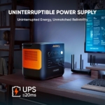 Portable Power Station 2042Wh LiFePO4 – Solar Generator for Home Backup & RV, 230V