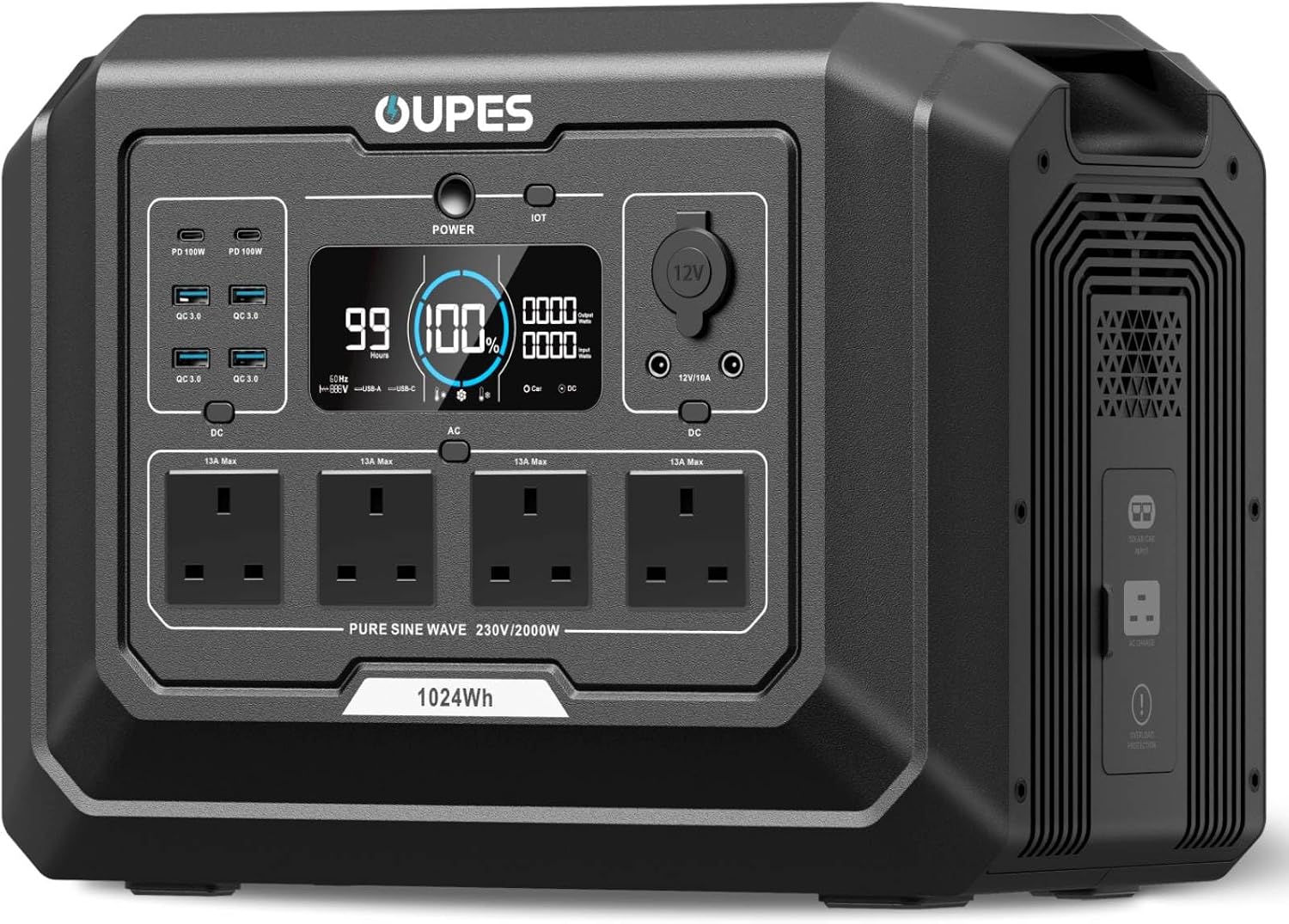 portable power station 2048wh 2000w lifepo4 solar generator with ups a 1 Portable Power Station 2048Wh 2000W LiFePO4 – Solar Generator with UPS & Fast Charging, 230V