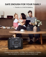 Portable Power Station 2048Wh 2000W LiFePO4 – Solar Generator with UPS & Fast Charging, 230V