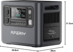 Portable Power Station 2048Wh 2400W LiFePO4 – Solar Generator with UPS, 230V