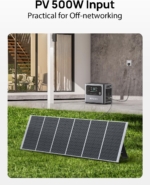 Portable Power Station 2048Wh 2400W LiFePO4 – Solar Generator with UPS, 230V