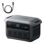 Portable Power Station 2048Wh 2400W – Solar Generator for Home Backup & Camping